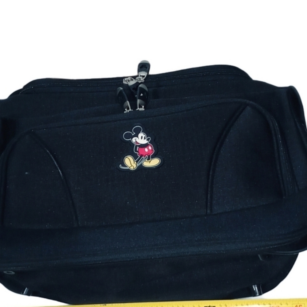 Disney Store Small Black Mickey Mouse Travel Carry on